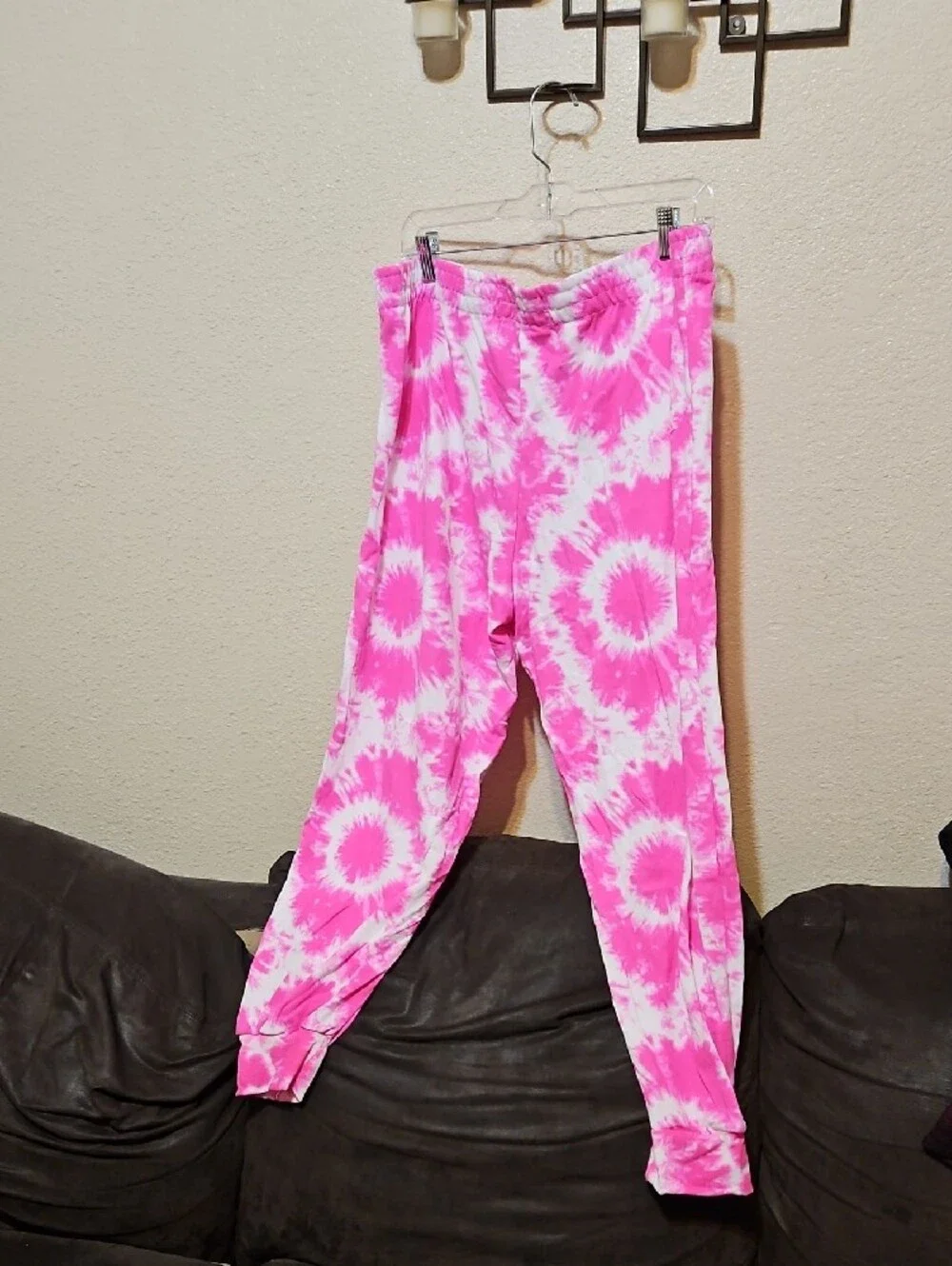 Pink Tie-Dye Hoodie and Jogger Set